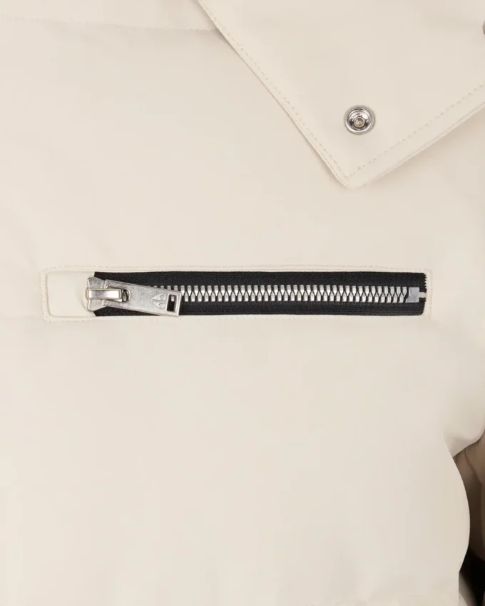 Bomberjakke med shearling-kant