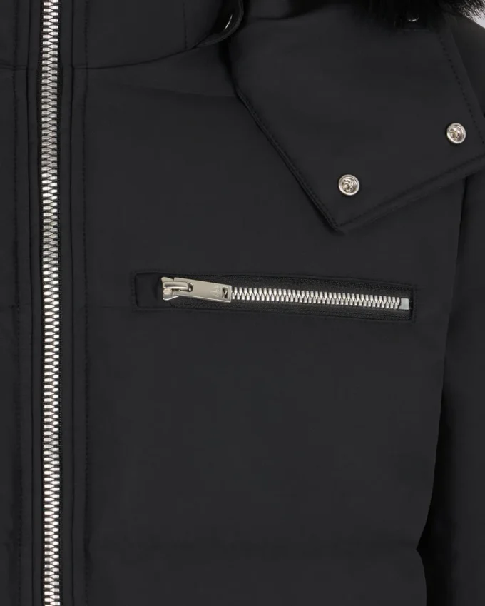 Bomberjakke med shearling-kant