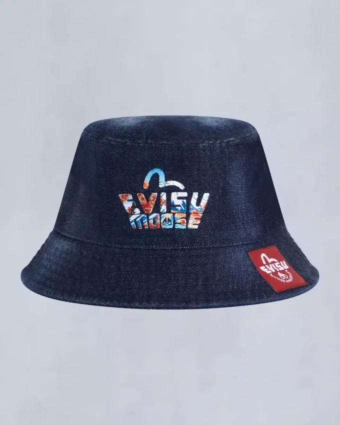 Evisu X Moose Denim Bucket Hat