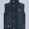 Evisu X Moose Denim Everest Puffer Vest
