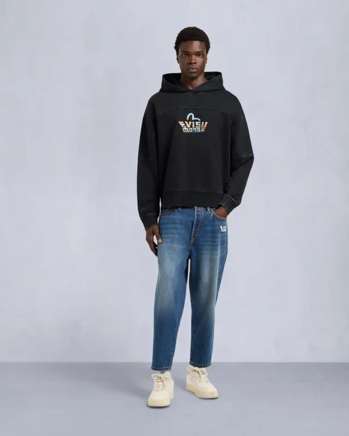 Evisu X Moose pullover-hettegenser