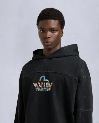 Evisu X Moose pullover-hettegenser