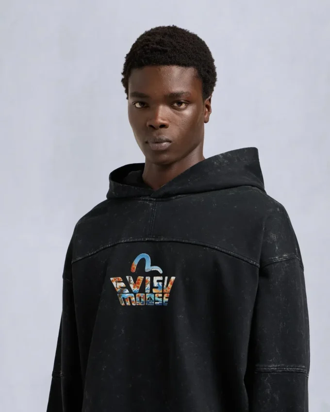Evisu X Moose pullover-hettegenser