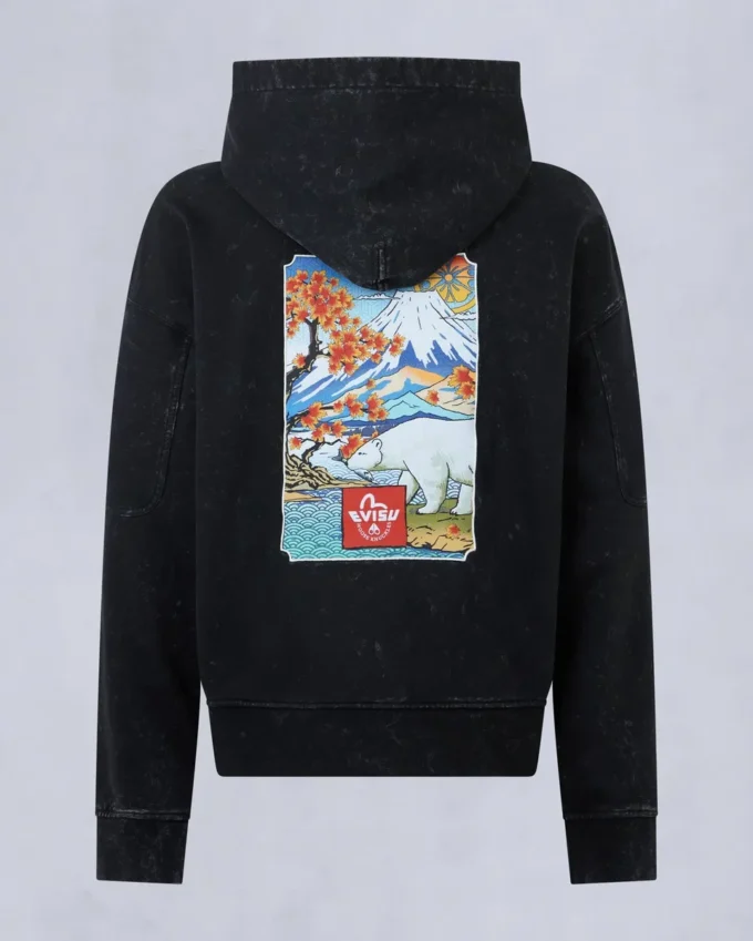 Evisu X Moose pullover-hettegenser