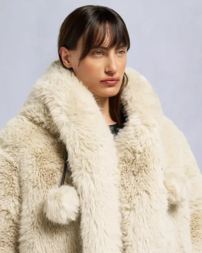 Gold Series Jade jakke i imitert pels