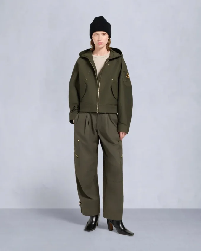 Gold Series Logan Shearling Trim Bomber Jacket