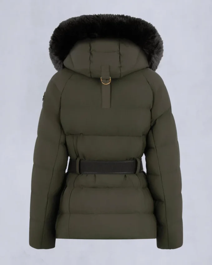 Gold Series Nyluxe Cambria Shearling Trim Jacket