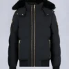 Gold Series Nyluxe Stagg Shearling Trim Bomber Gold Series Nyluxe Stagg Shearling Trim Bomber
