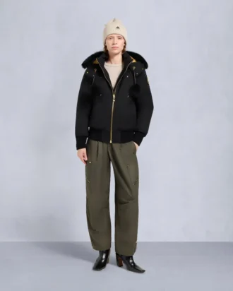 Gold Series Original Sainte Flavie bomberjakke med shearling-kant