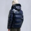 Kings Puffer Shearling Trim Jacket