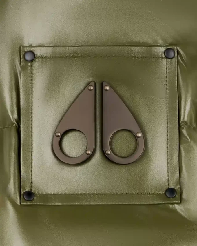 Kings Puffer Shearling Trim Jacket