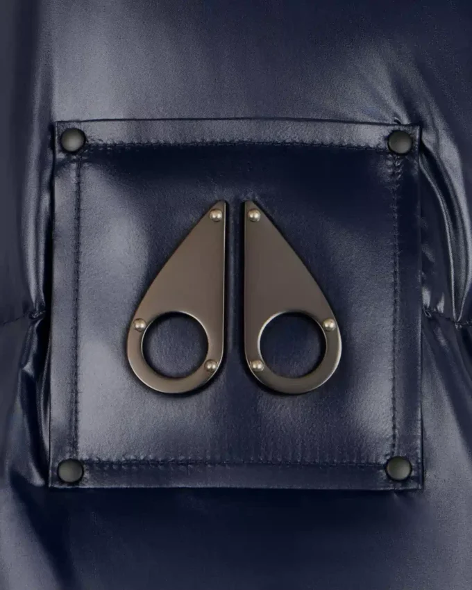 Kings Puffer Shearling Trim Jacket