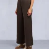 Mix Media Wide Leg Pant