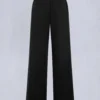 Mix Media Wide Leg Pant