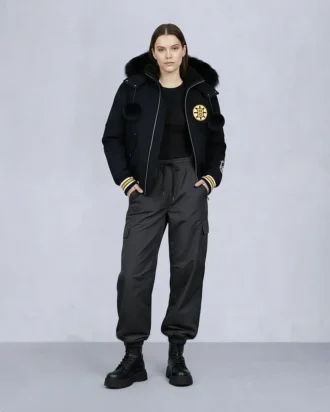 Nhl X Moose Knuckles Bruins bomberjakke