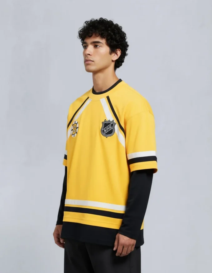 Nhl X Moose Knuckles Bruins T-skjorte
