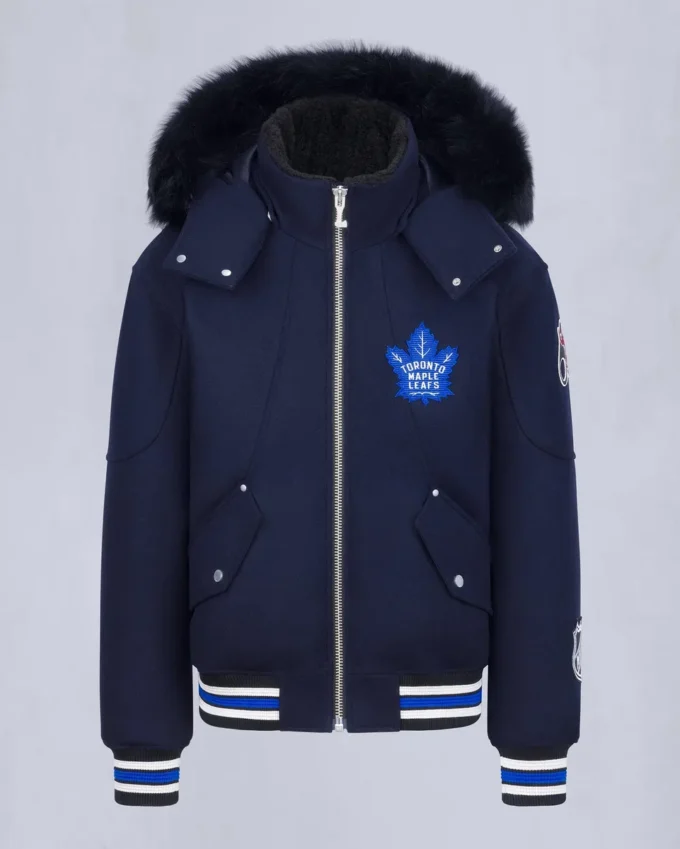 Nhl X Moose Knuckles Maple Leafs bomberjakke