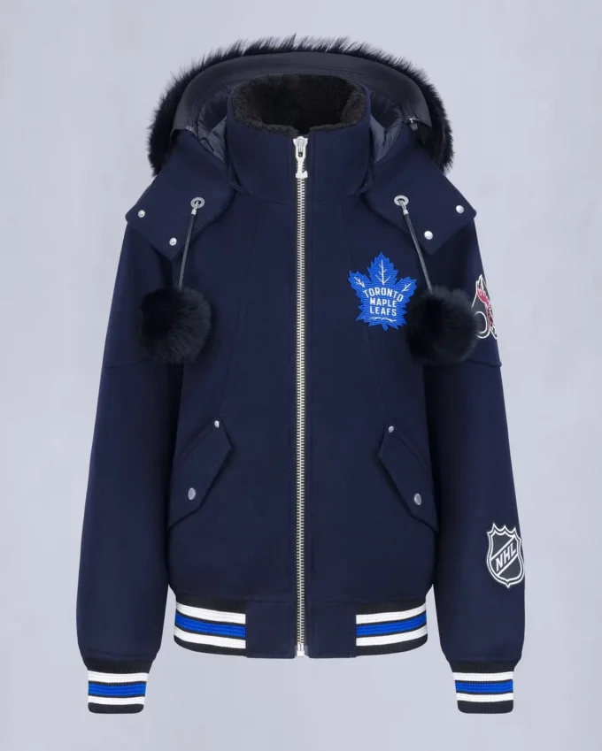 Nhl X Moose Knuckles Maple Leafs bomberjakke