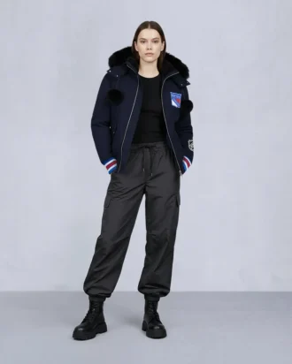 Nhl X Moose Knuckles Rangers bomberjakke Nhl X Moose Knuckles Rangers bomberjakke