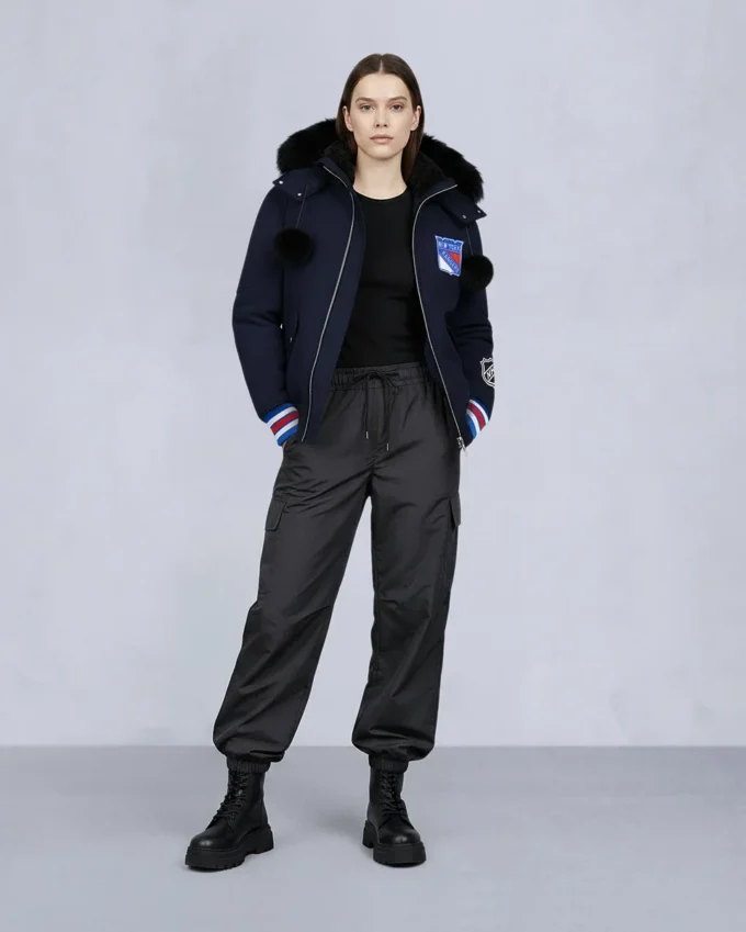 Nhl X Moose Knuckles Rangers bomberjakke