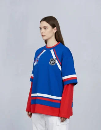 Nhl X Moose Knuckles Rangers T-skjorte