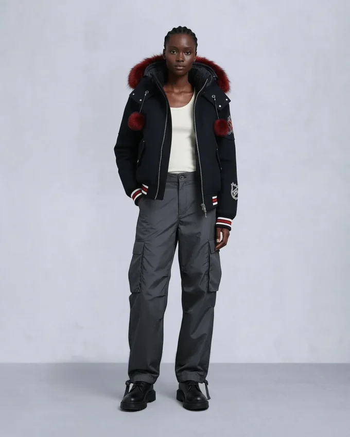 Nhl X Moose Knuckles Team Bomber Jacket