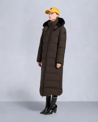 Nyluxe Chelia parkas med shearling-kant