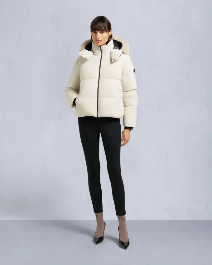 Nyluxe Misti Shearling Trim Puffer Nyluxe Misti Shearling Trim Puffer