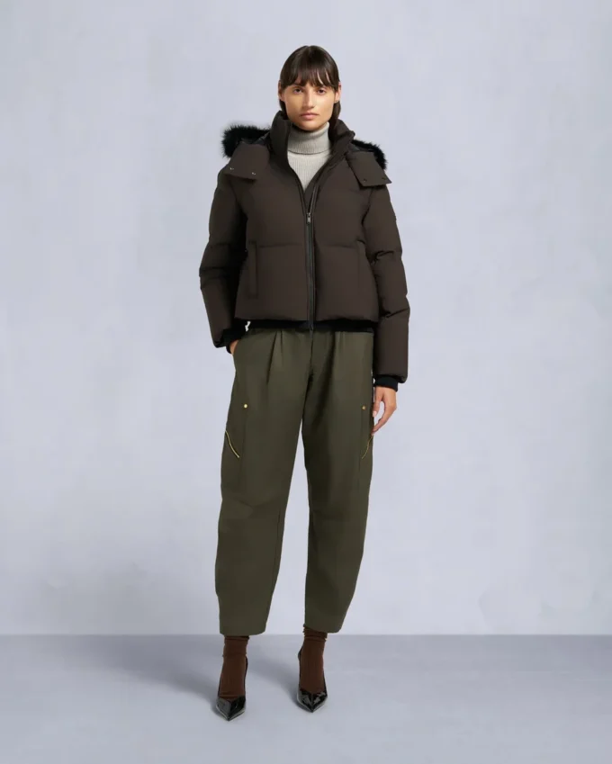 Nyluxe Misti Shearling Trim Puffer Nyluxe Misti Shearling Trim Puffer