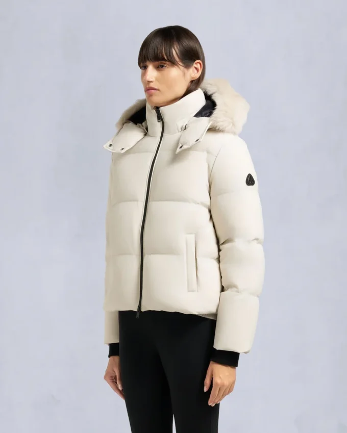 Nyluxe Misti Shearling Trim Puffer Nyluxe Misti Shearling Trim Puffer