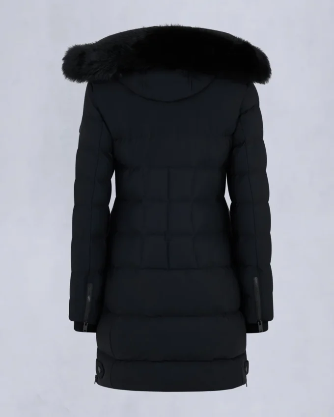 Nyluxe Watershed Shearling Trim Parka