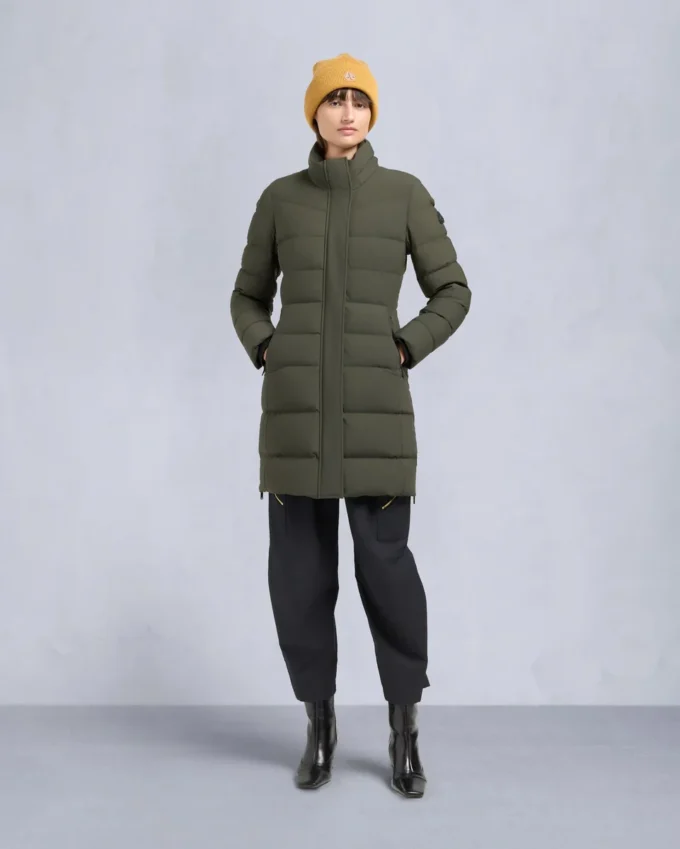 Nyluxe Watershed Shearling Trim Parka