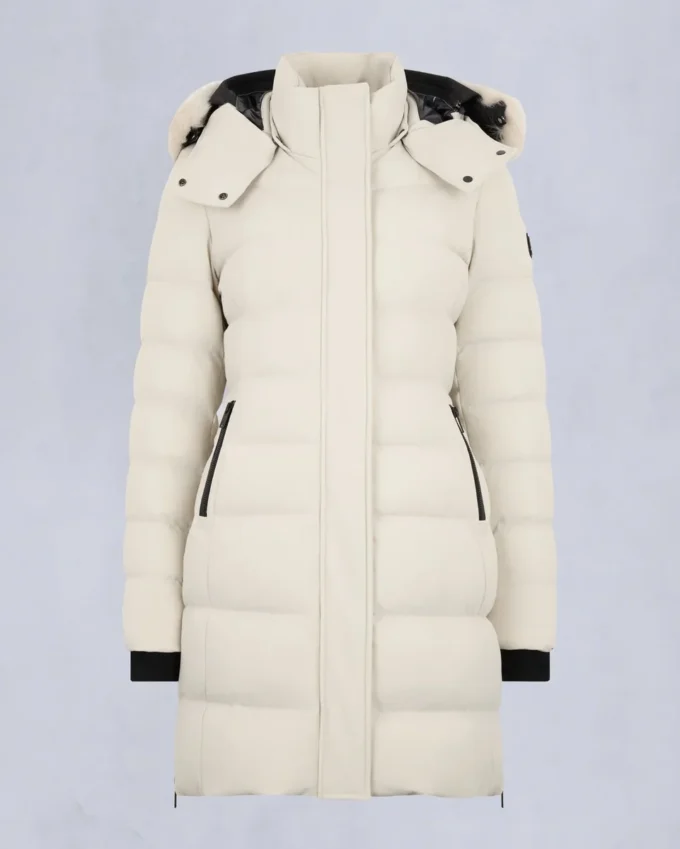 Nyluxe Watershed Shearling Trim Parka