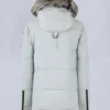 Onyx Anguille Shearling Trim Jacket