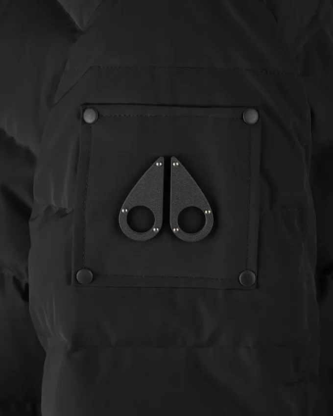 Onyx Ladriere bomberjakke med shearling-kant