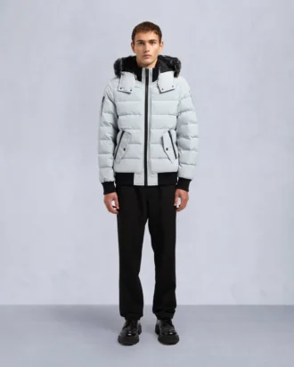 Onyx Scotchtown bomberjakke med shearling-kant