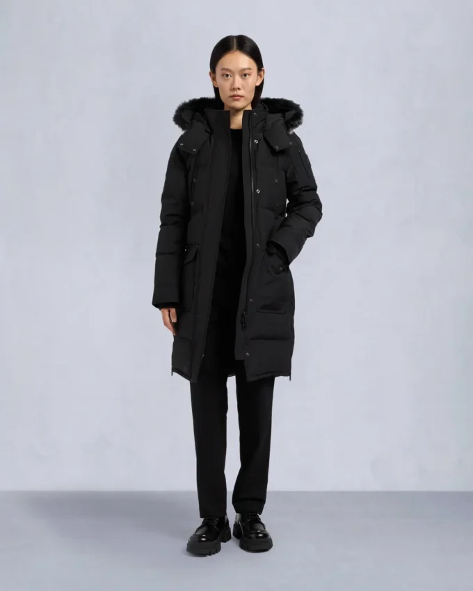 Onyx Shearling Trim Causapscal Parka Onyx Shearling Trim Causapscal Parka