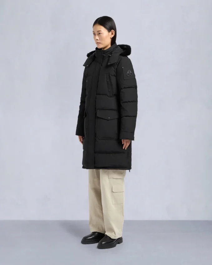 Onyx Shearling Trim Causapscal Parka Onyx Shearling Trim Causapscal Parka