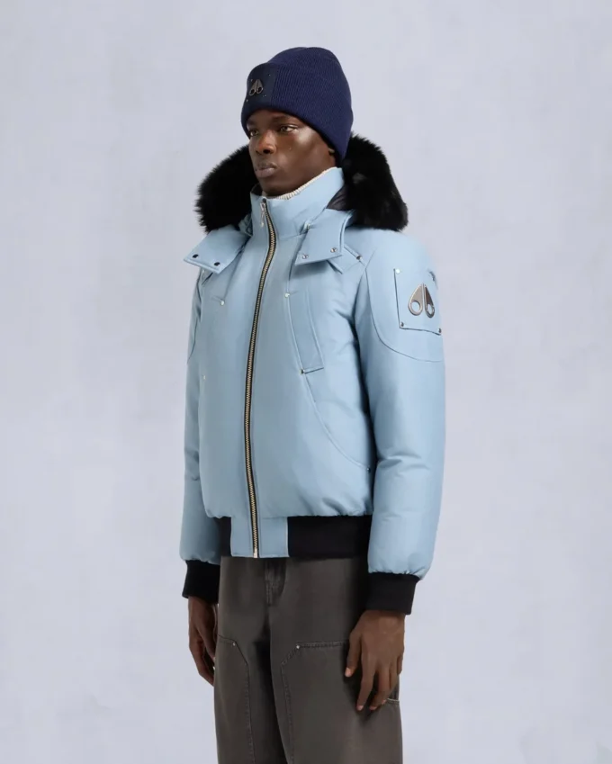 Original ballistisk bomberjakke med shearling-kant Original ballistisk bomberjakke med shearling-kant