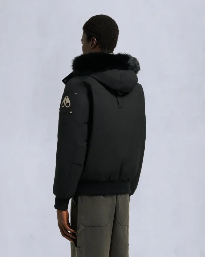 Original ballistisk bomberjakke med shearling-kant Original ballistisk bomberjakke med shearling-kant