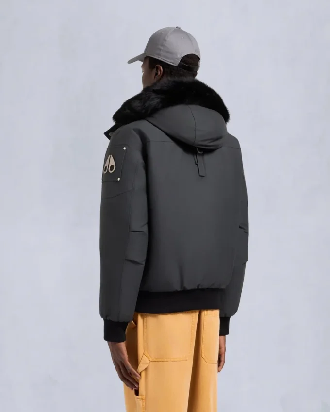 Original ballistisk bomberjakke med shearling-kant Original ballistisk bomberjakke med shearling-kant