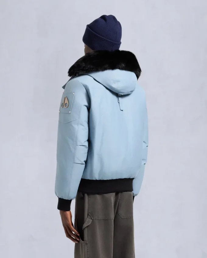 Original ballistisk bomberjakke med shearling-kant Original ballistisk bomberjakke med shearling-kant