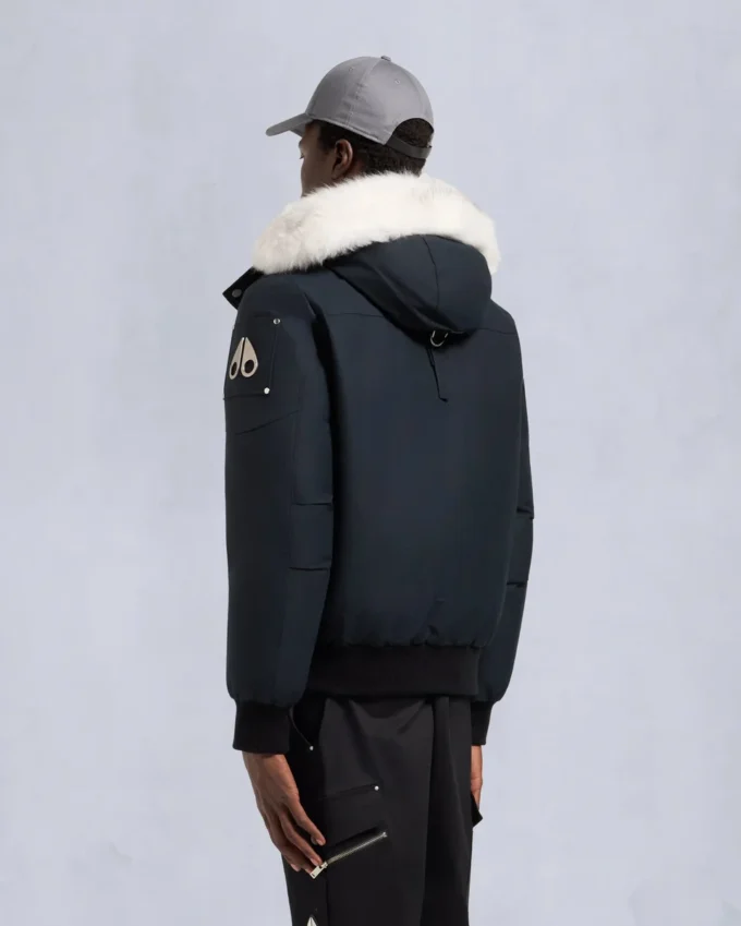 Original ballistisk bomberjakke med shearling-kant Original ballistisk bomberjakke med shearling-kant