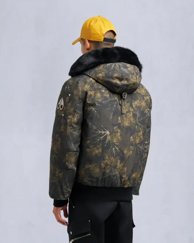 Original ballistisk bomberjakke med shearling-kant Original ballistisk bomberjakke med shearling-kant