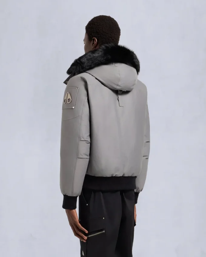 Original ballistisk bomberjakke med shearling-kant Original ballistisk bomberjakke med shearling-kant