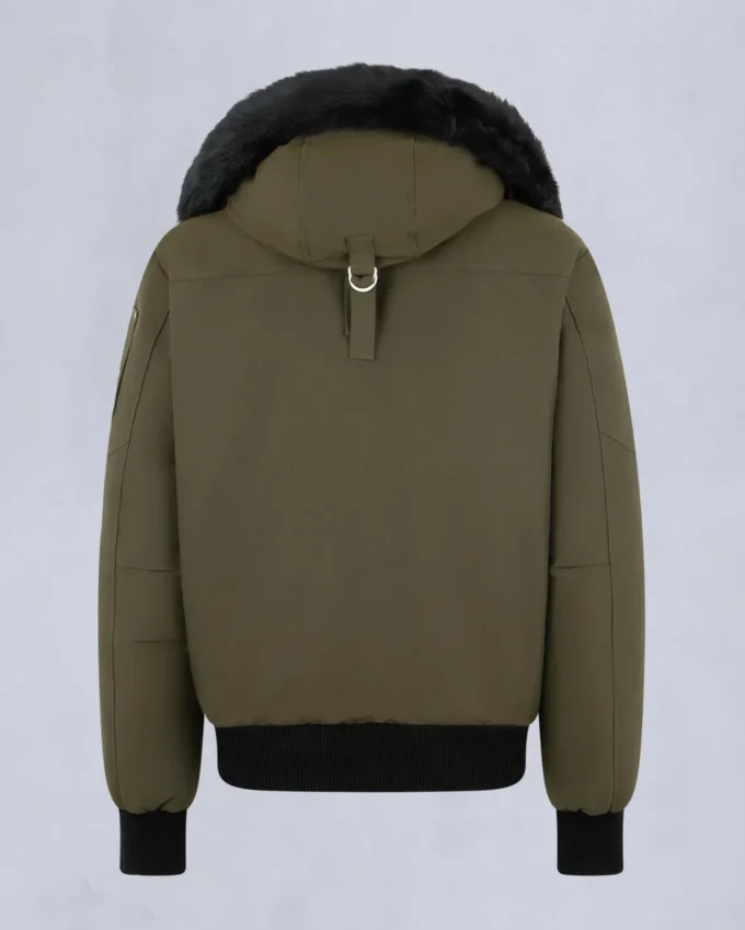 Original ballistisk bomberjakke med shearling-kant Original ballistisk bomberjakke med shearling-kant