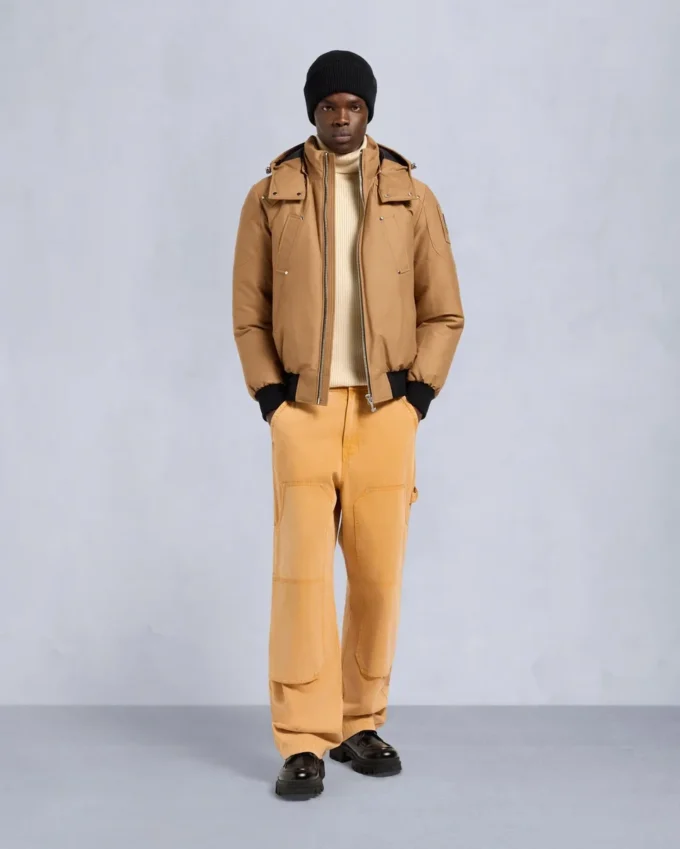 Original ballistisk bomberjakke med shearling-kant Original ballistisk bomberjakke med shearling-kant