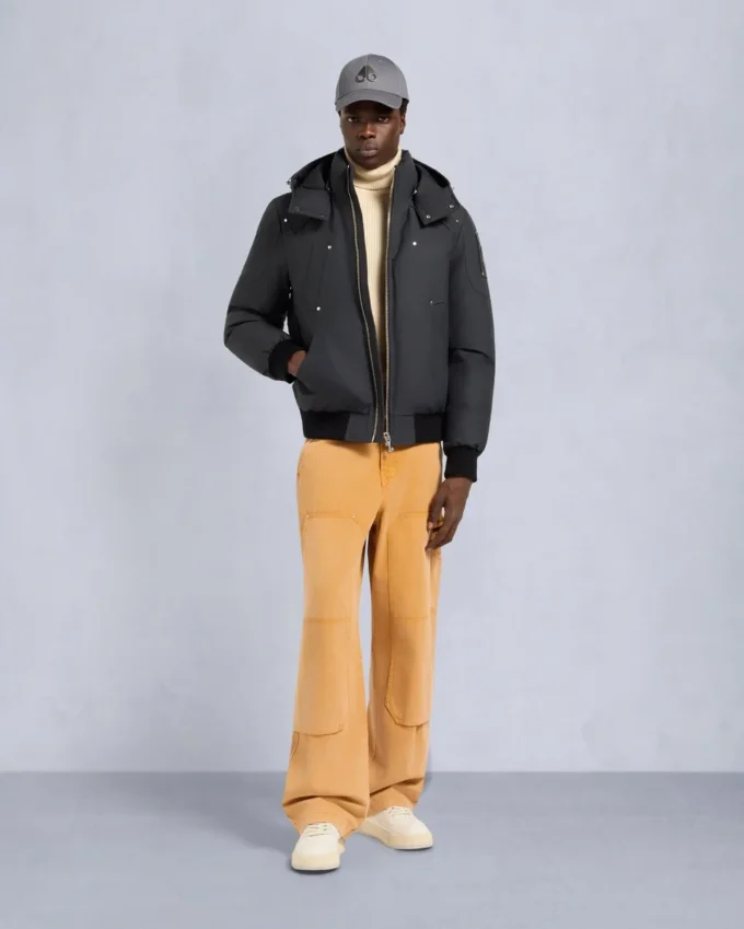 Original ballistisk bomberjakke med shearling-kant Original ballistisk bomberjakke med shearling-kant