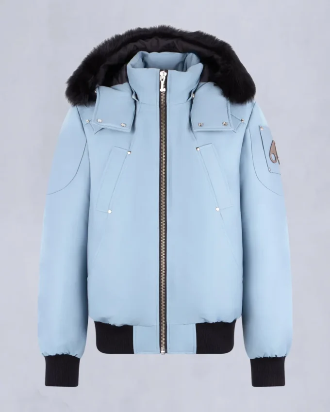 Original ballistisk bomberjakke med shearling-kant Original ballistisk bomberjakke med shearling-kant