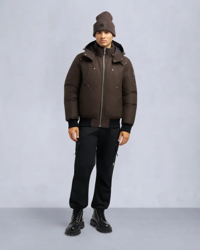 Original ballistisk bomberjakke med shearling-kant Original ballistisk bomberjakke med shearling-kant